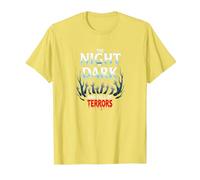 The Night is Dark and Full of Terrors Gothic Horror T-Shirt, Men, Lemon, S