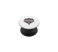 The Night Is Young Bat Skull Halloween PopSockets Adhesive PopGrip