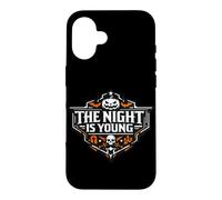 The Night Is Young Halloween Spooky Emblem Case for iPhone 16