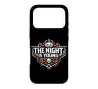 The Night Is Young Halloween Spooky Emblem Case for iPhone 17 Pro