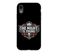 The Night Is Young Halloween Spooky Emblem Case for iPhone XR