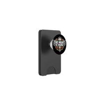 The Night Is Young Halloween Spooky Emblem PopSockets PopWallet for MagSafe