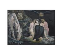 The Night of Enitharmon's Joy William Blake Art Prints on Canvas Classic Art Prints Wall Decor Famous Paintings William Blake Inspiring Living Room Bedroom Artwork 42x30cm(17x12in) poster