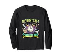 The Night Shift Chose Me Hustle Long Sleeve T-Shirt