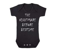 The Nightmare Before Bedtime Halloween Baby Grow Vest, 0-3 Months, Black
