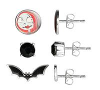 The Nightmare Before Christmas 3 Piece Stud Earring Set