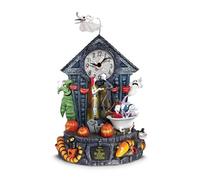 The Nightmare Before Christmas 30th Anniversary Wall Clock with Moving Zero, Melody and Illumination, Individually Numbered, 30.48 cm
