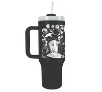 Pyramid International Nightmare Before Christmas 40oz/1200ML Tumbler with Straw and Lid, Advanced Double-Wall Vacuum Insulation, Keeps Cold Up to 11 Hours, Hot Up to 7 Hours, BPA-Free