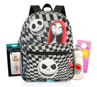 The Nightmare Before Christmas Backpack for Kids Bundle, 16" Bookbag, More