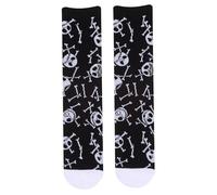The Nightmare Before Christmas Bones Socks black white L-XL