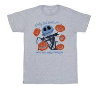 The Nightmare Before Christmas Boy's Only 365 Days Left Until Next Halloween T-Shirt in Grey | Size: 5-6 Years The Nightmare Before Christmas Grey 5-6 Years