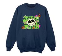 The Nightmare Before Christmas Boy's Scream Sweatshirt in Navy | Size: 7-8 Years The Nightmare Before Christmas Navy 7-8 Years