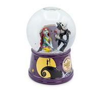 The Nightmare Before Christmas Disney Nightmare Before Christmas Jack & Sally Light-Up Snow Globe | 6 Inches, Purple,One Size