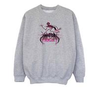The Nightmare Before Christmas Girl's Master Fright Sweatshirt in Grey | Size: 9 Years The Nightmare Before Christmas Grey 9 Years