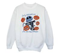 The Nightmare Before Christmas Girl's Only 365 Days Left Until Next Halloween Sweatshirt in White | Size: 3-4 Years The Nightmare Before Christmas White 3-4 Years