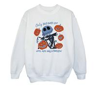 The Nightmare Before Christmas Girl's Only 365 Days Left Until Next Halloween Sweatshirt in White | Size: 12-13 Years The Nightmare Before Christmas White 12-13 Years