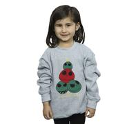 The Nightmare Before Christmas Girl's Tree Sweatshirt in Grey | Size: 3-4 Years The Nightmare Before Christmas Grey 3-4 Years