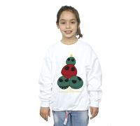 The Nightmare Before Christmas Girl's Tree Sweatshirt in White | Size: 3-4 Years The Nightmare Before Christmas White 3-4 Years