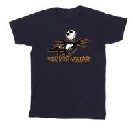 The Nightmare Before Christmas Girl's Your Worst Nightmare Cotton T-Shirt in Navy | Size: 12-13 Years The Nightmare Before Christmas Navy 12-13 Years