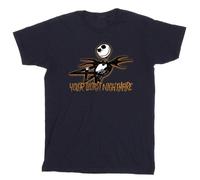 The Nightmare Before Christmas Girl's Your Worst Nightmare Cotton T-Shirt in Navy | Size: 9 Years The Nightmare Before Christmas Navy 9 Years