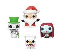 The Nightmare Before Christmas Holiday Pocket POP! 4-Pack