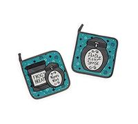 The Nightmare Before Christmas Jack and Sally Kitchen Pot Holders | Set of 2