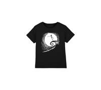 The Nightmare Before Christmas Jack Moon Silhouette Kids T-Shirt Black | Size: 12-13 Years The Nightmare Before Christmas Black 12-13 Years