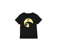 The Nightmare Before Christmas Jack Sally White Circle Kids T-Shirt Black | Size: 7-8 Years The Nightmare Before Christmas Black 7-8 Years