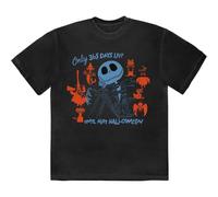 The Nightmare Before Christmas Unisex Adult 365 Days T-Shirt (XXL) (Black)