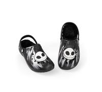 The Nightmare Before Christmas Jack Skellington Fur Lined Clogs | Unisex Black | Officially Licensed Merch | Size: 4 The Nightmare Before Christmas Black 4