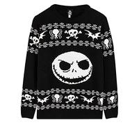 The Nightmare Before Christmas Jack Skellington Knitted Jumper Black