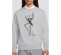 The Nightmare Before Christmas Men's Jack Fairy Lights Sweatshirt Light Grey | Size: XL The Nightmare Before Christmas Light Grey XL