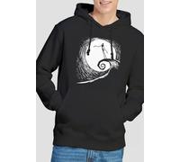 The Nightmare Before Christmas Men's Jack Moon Silhouette Hoodie Black | Size: Medium The Nightmare Before Christmas Black M