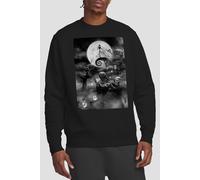 The Nightmare Before Christmas Men's Jack & Oogie Boogie Sweatshirt Black | Size: XL The Nightmare Before Christmas Black XL