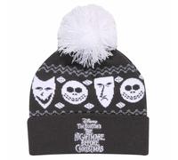 The Nightmare Before Christmas Men's Misfits Beanie in Black The Nightmare Before Christmas Black One Size