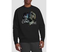 The Nightmare Before Christmas Men's Nightmares Come True Sweatshirt Black | Size: Medium The Nightmare Before Christmas Black M