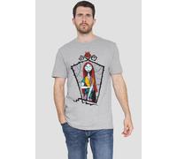 The Nightmare Before Christmas Men's Sally Frame T-Shirt Grey | Size: 2XL The Nightmare Before Christmas Grey 2XL