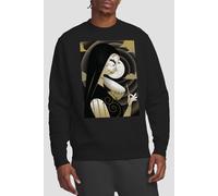 The Nightmare Before Christmas Men's Sally Shaded Sweatshirt Black | Size: Large The Nightmare Before Christmas Black L