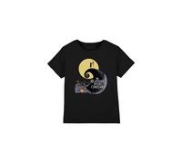 The Nightmare Before Christmas Moon Silhouette Kids T-Shirt Black | Size: 3-4 Years The Nightmare Before Christmas Black 3-4 Years