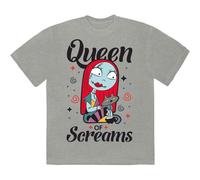 The Nightmare Before Christmas Unisex Adult Queen of Screams T-Shirt (M) (Grey)