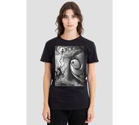 The Nightmare Before Christmas Sally Close Up T-Shirt, Black Disney Black XXL