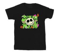 The Nightmare Before Christmas Scream Jack Skellington Cotton T-Shirt in Black | Size: 3-4 Years The Nightmare Before Christmas Black 3-4 Years