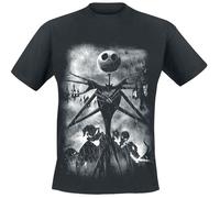 The Nightmare Before Christmas Stormy Skies T-Shirt black XL