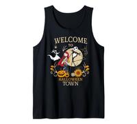 The Nightmare Before Christmas Welcome To Halloween Tank Top