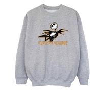 The Nightmare Before Christmas Your Worst Nightmare Sweatshirt in Grey | Size: 12-13 Years The Nightmare Before Christmas Grey 12-13 Years