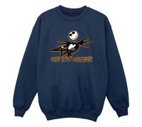 The Nightmare Before Christmas Your Worst Nightmare Sweatshirt in Navy | Size: 9 Years The Nightmare Before Christmas Navy 9 Years