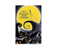 The Nightmare Before ChristmasArt Decoration Painting Waterproof And Stain Resistant, Living Room Study Coffee Shop Wall Painting Free Installation Easy to Clean Preferred Gift Giving OptionUnframe-st