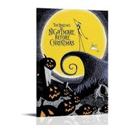 The Nightmare Before ChristmasArt Decoration Painting Waterproof And Stain Resistant, Living Room Study Coffee Shop Wall Painting Free Installation Easy to Clean Preferred Gift Giving OptionFrame-styl