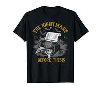 The nightmare before thesis, funny thesis PhD halloween T-Shirt