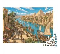 The Nile River Jigsaw Puzzle 1000 Pieces, Gift for Travel Puzzle Fans